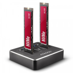 AXAGON ADSA-M2C, USB-C 3.2 Gen 2 2x M.2 NVMe