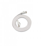 MicroConnect U/UTP CAT6A 5M White Flat LSZH (TPE Jacket)