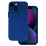 Fusion Accessories Fusion Camshield pehme helitstik Samsung Galaxy A55 5G (A556) jaoks, navy sinine (kaameralinssi kaitsega)