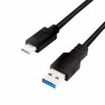 Logilink CU0171 USB-kaabel USB 3.2 Gen 2 (3.1 Gen 2) 3 m USB A USB C Must