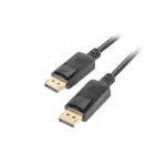 LANBERG DisplayPort kabel 19 pin V1.2 4K | CA-DPDP-10CC-0005-BK | DisplayPort DisplayPorti```