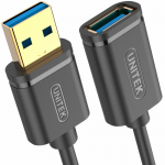 Unitek USB-kabel USB-A - USB-A 3 m Must (Y-4030GBK)