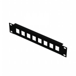 Lanview 1U 10"" PATCH PANEL FOR KEYSTONE - 8-PORT UNEQUIPPED