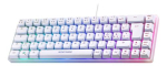 DELTACO GAMING GAM-158-W klaviatuur USB QWERTY Nordic White