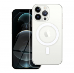 CLEAR MAG COVER case with camera protection compatible with MagSafe for IPHONE 12 Pro transparent