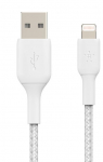 BELKIN CAA002bt0MWH BOOST CHARGE Lightning do USB-A 0.15m valge