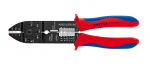 Knipex Crimpzange 97 21 215 (rot/blau, Abisolieren, Crimpen 0,5 - 6,0mm)