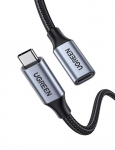 UGREEN USB-C 3.1 pikenduskaabel USB-kaabel USB 3.2 Gen 2 (3.1 Gen 2) 1 m USB C 10 Gbit/s Must, Hall