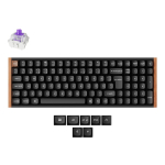 Keychron K4 HE juhtmeta klaviatuur, lilla magnetllati, must (K4H-F1-BO)