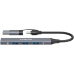 CANYON hub DS-02 4in1 USB-A/C hall