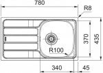 Franke Spark SKN 611-78 (101.0729.490)