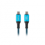 LANBERG USB-C M/M 4.0 KAABEL 240W 8K 60HZ | CA-CMCM-45CU-0020-BK