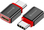 Swissten DataGUARD laadimisadapter andmeblokeerimisega, USB-C kuni USB-C