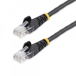 StarTech.com Cat5e kabeliga, mis on RJ45 hikuga ilma krast ilma, 5 m, must