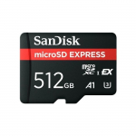 SANDISK 512 GB microSD Express mlu kaart (SDSQXFN-512G-GN4NN)