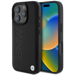 BMW BMHMP16XSLLBK iPhone 16 Pro Max 6.9" tarna/must kvakaaneline nahast Hot Stamp MagSafe