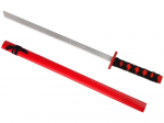 LEAN Toys Wooden Sword Red Props for the Knight 73 cm