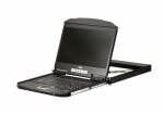 Aten 1U Short Depth USB HDMI Single Rail full