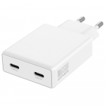 4smarts PDPlug Slim Dual 65W GaN valge vrgulaadija 2xUSB-C