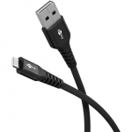 Goobay Lightning USB-A Supersoft Tekstiilkaabel Metallist Pistikute Koos | 74504