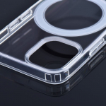 CLEAR MAG COVER case compatible with MagSafe for IPHONE 15 transparent
