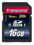 Transcend SD-kaart SDXC/SDHC Klass 10 16 GB
