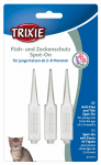 Trixie Bio tilgad parasiitide vastu kassipojale: Spot:On kirpu- ja puugikaitse noort kassipoegadele, 3 0,6 ml