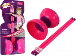 LEAN Toys Jojo Juggling Diabolo Arcade Game Pink 13.5x11.5 cm