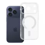Case for iPhone 17 Pro / 18 Pro Clear Case 2 mm Mag Cover compatible with MagSafe (camera protection) transparent