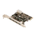 Logilink PCI Express karta, 4x USB 3.0