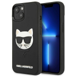 Karl Lagerfeld KLHCP13SCH3DBK 13 mini 5.4" tarny/must kvakaaneline 3D kummist Choupette