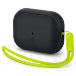 Spigen Karp Silikoonist Must + Rihm Phantom Green - AirPods Pro (2. gen)