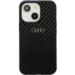 Audi Ssinikkiust iPhone 14 / 15 / 13 6.1" tarny/must kvakott AU-TPUPCIP14-R8/D2-BK