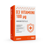 ICONFIT D3-vitamiin immuunsuse toetamiseks, 4000 IU, 60 kapslit (4744130010992)