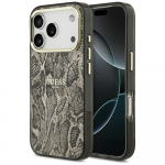 GUESS Etui Python Pattern MagSafe iPhone'i 17 Pro pruun