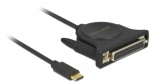 Delock USB-C 2.0 / DB25 1,8 m Must