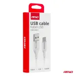 Amio USB-st USB-C-de kaabel 3A 100cm FullLINK -03917