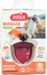 ZOLUX Bivouak Luminous Pendant for Collar Walnut LED USB red - dog add