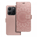 MEZZO raamatukarp XIAOMI Redmi Note 14 5G mandala roos kullast