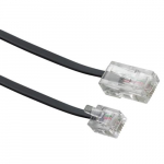 Schwaiger Modem-Kabel RJ11 6P2C - RJ45 8P2C 3m Must