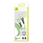 USAMS Kabel U52 vlk 2A Kiirlaadimine 1m zielony/roheline SJ434USB02 (US-SJ434)