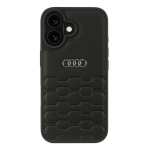Audi Snteetilisest nahast iPhone 16 6.1" tarna/must kvakott AU-TPUPCIP16-GT/D2-BK