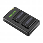 Neewer Set of 2 Sony replacement batteries and a NEEWER NP-FW50 charger