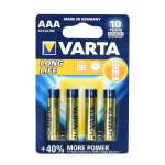 Varta LONGLIFE AAA Mikro 4St. uus bateriiakast.