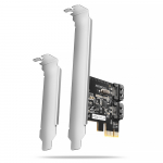 AXAGON PCES-SJ2 PCIe 2x SATA sisend. kontroller JMB582