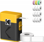 Kodak M50 Label Era koheselt trkitav etikettprinteri kassettkomplekt ( + 13 rulli) kollane