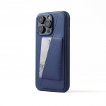 Mujjo Prga Leather Case iPhone 16 Pro Max - Sinine