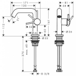 Hansgrohe Tecturis S 110 Fine CoolStart Chrome