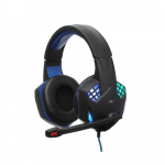 ART wire headphones gaming Jack 3,5 mm / USB A with microphone G11 black