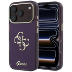 GUESS Etui IML 4G Script Metal do iPhone 18 Pro / 17 Pro burgundowy